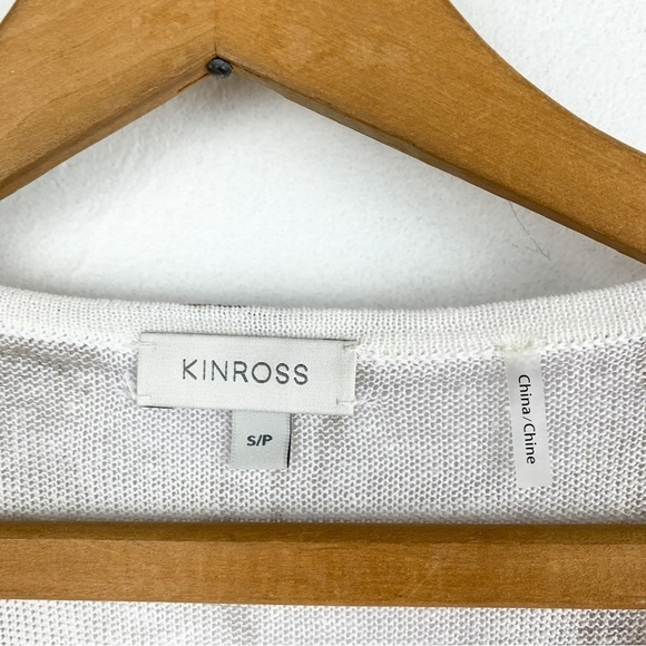 Kinross Women’s Ikat Linen Lightweight Pullover Top Size S - Picture 6 of 8